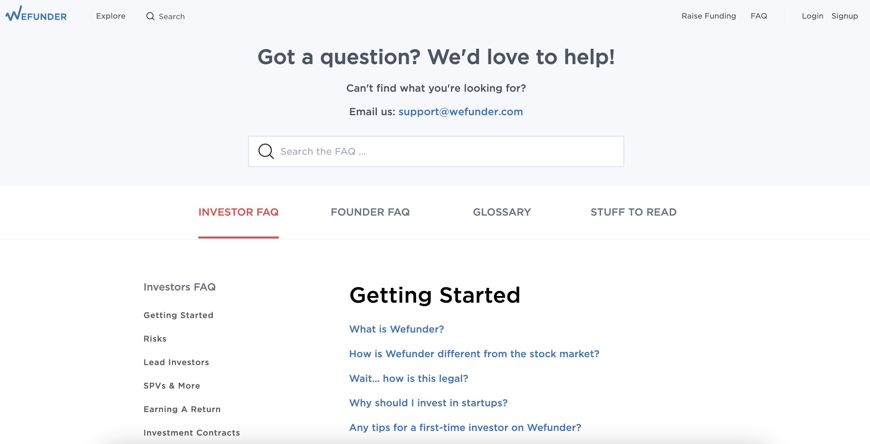 Wefunder KB